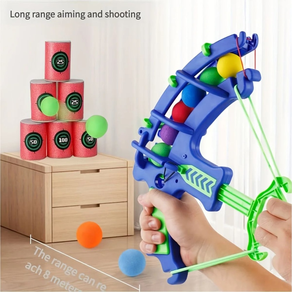 Soft Foam Dart Target Toy Indoor Archery Set For Kids 9