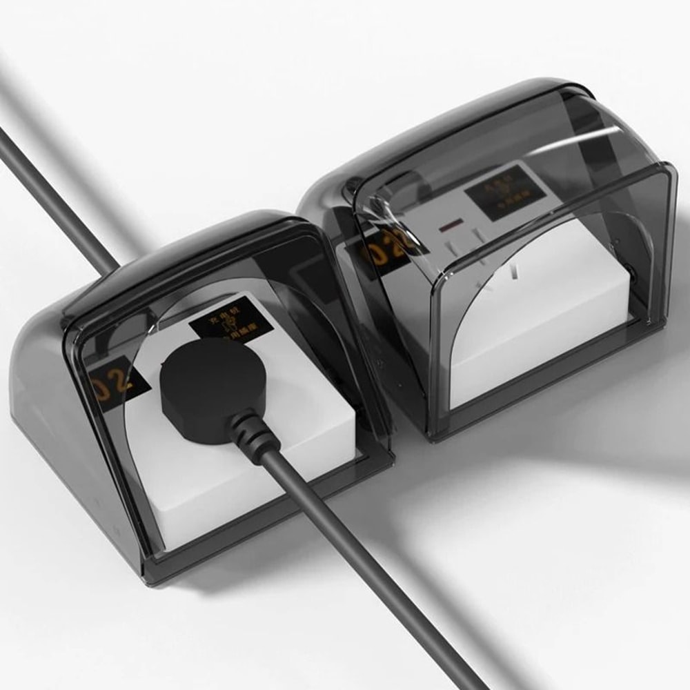 Waterproof Outdoor Socket Box Dustproof Electrical Outlet Cover 6