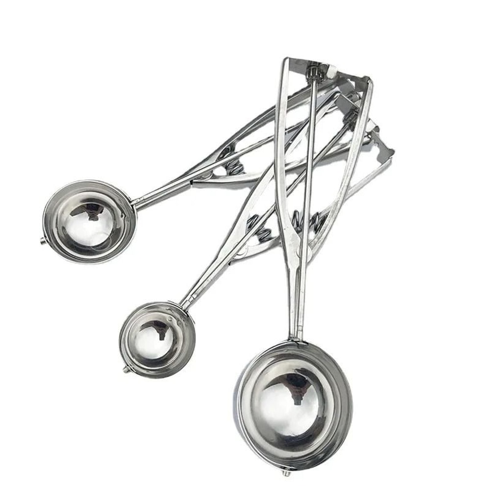 Stainless Steel Ice Cream Scoop Digging Spoon For Desserts And Fruit 4