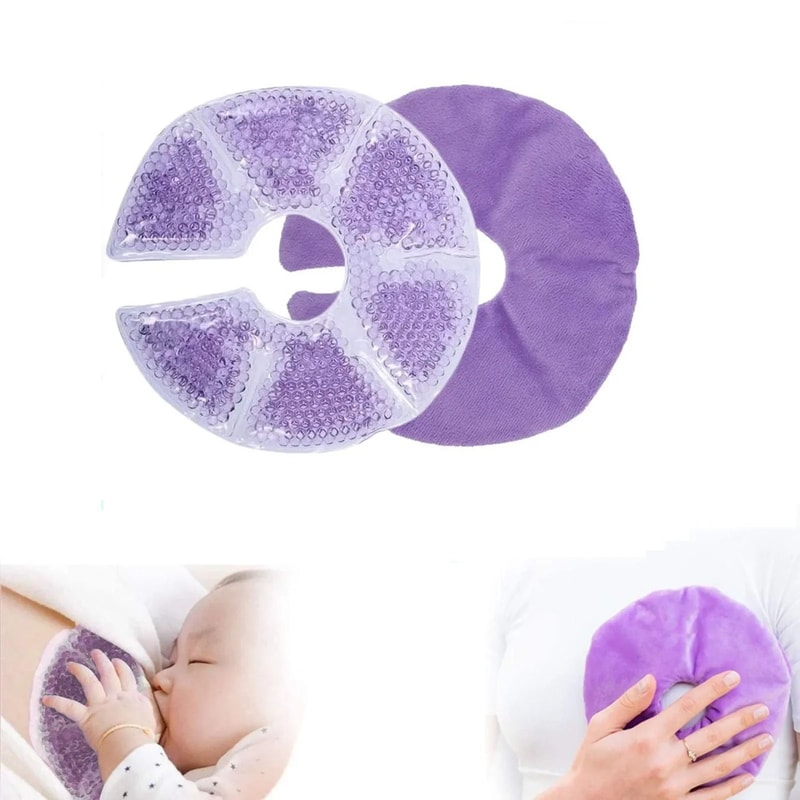 Hot And Cold Breast Therapy Pads Nursing Pain Relief Gel Pads 2