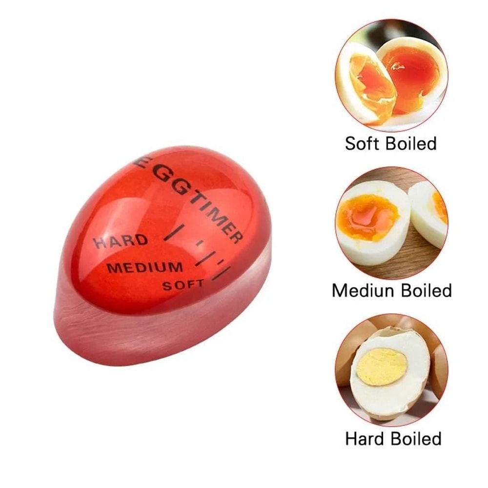 Color Changing Egg Timer Kitchen Tool For Perfect Soft Medium Hard Boiled Eggs 1