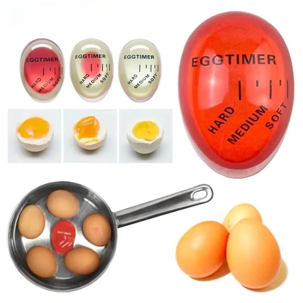 Color Changing Egg Timer Kitchen Tool For Perfect Soft Medium Hard Boiled Eggs 4