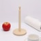 Wooden Paper Towel Holder Vertical Tissue Rack For Kitchen And Home 5
