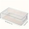 Stackable Acrylic Desktop Storage Box Transparent Office Organizer 0
