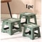 Portable Folding Saddle Stool Thickened Plastic Outdoor Adult Chair 0