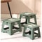 Portable Folding Saddle Stool Thickened Plastic Outdoor Adult Chair 1