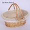 Handwoven Picnic Basket Portable Outdoor Storage Carrier 2