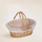 Handwoven Picnic Basket Portable Outdoor Storage Carrier 0