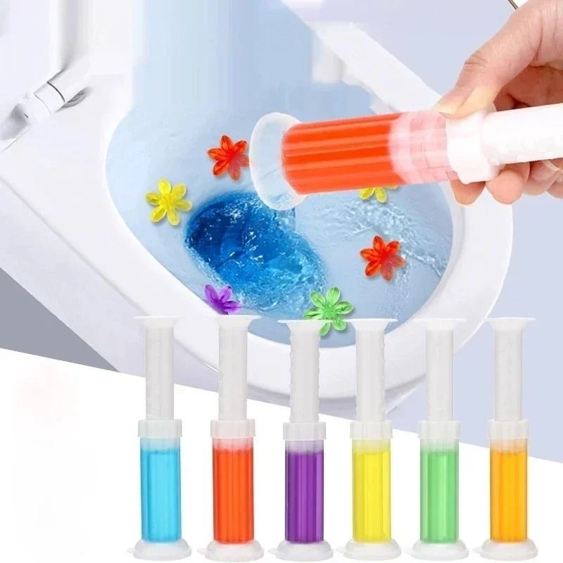 Floral Toilet Cleaner Gel Deodorant Bathroom Freshener 7