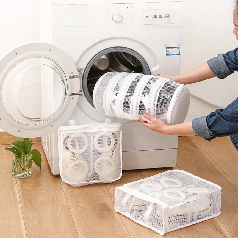 Protective Mesh Shoe Laundry Bag For Washing And Travel 0