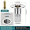 Stainless Steel Pop Up Sink Stopper With Anti Odor Drain Filter 5