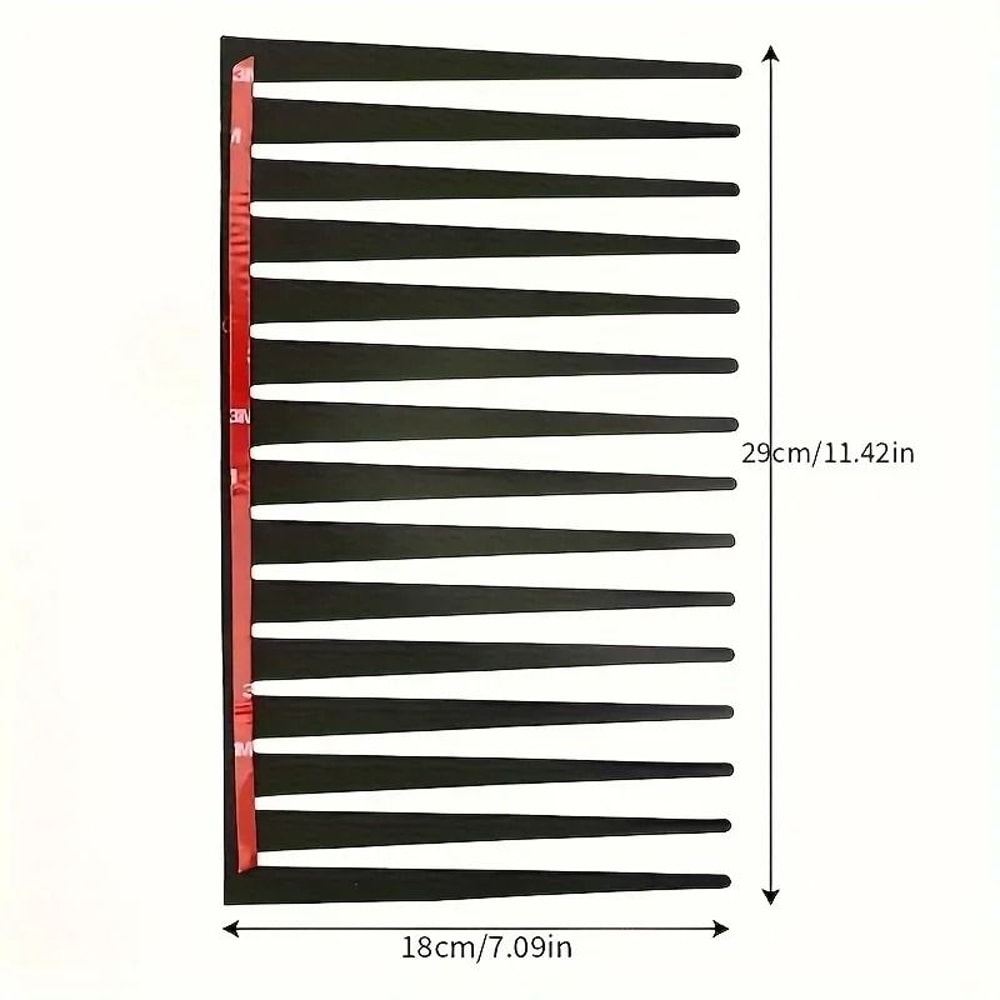 3D Car Headlight Eyelash Stickers Self Adhesive Headlight Decor 1