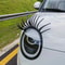 3D Car Headlight Eyelash Stickers Self Adhesive Headlight Decor 5