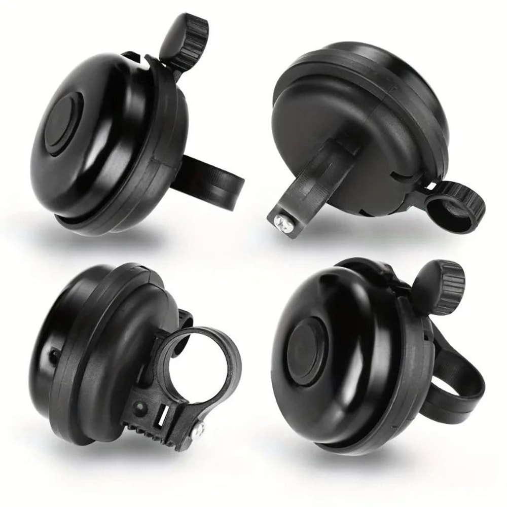 Premium Aluminum Bike Bell Classic Black With Loud Clear Ring 7
