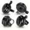 Premium Aluminum Bike Bell Classic Black With Loud Clear Ring 7