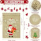 Christmas Burlap Gift Bags Set Of 12 Santa Claus Drawstring Candy Pouches 2