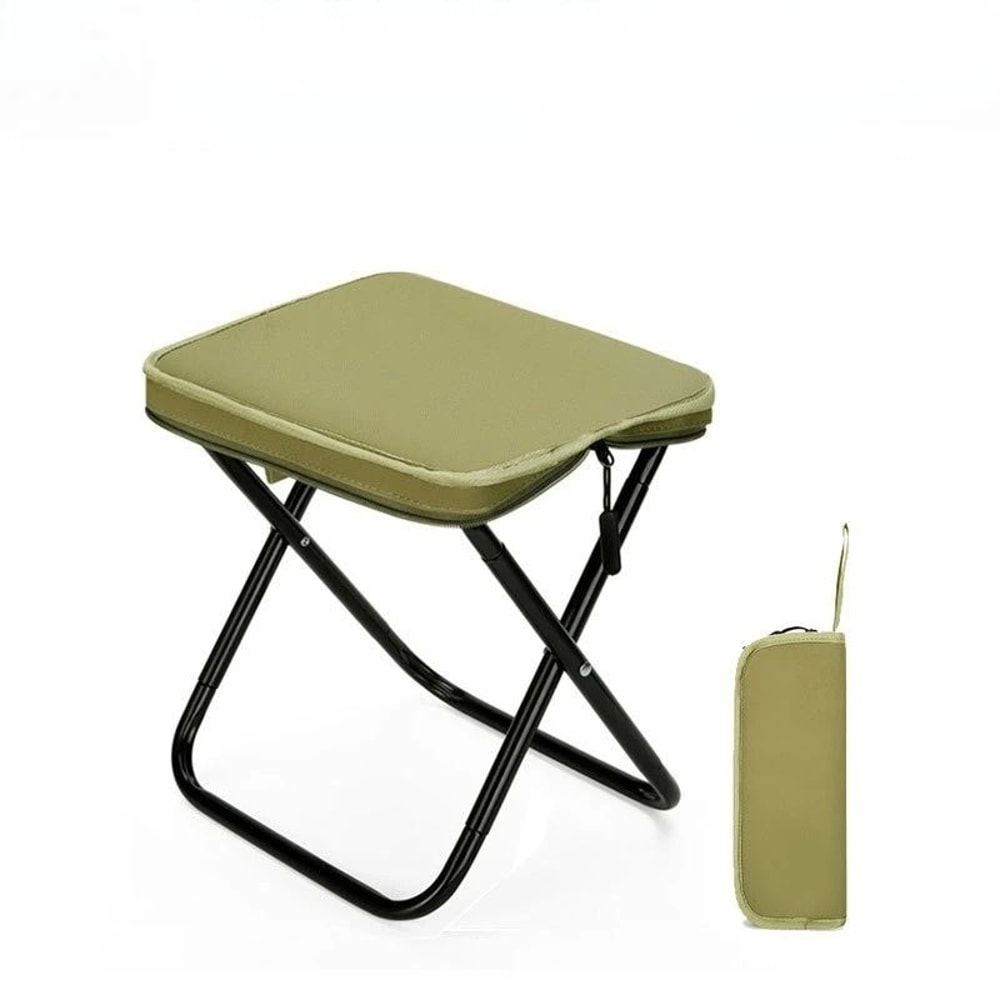 Portable Folding Camping Stool Pencil Case Chair For Fishing And Travel 1