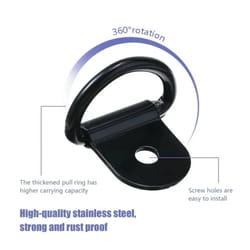 stainless steel d ring tie down anchors 10 piece set for cargo and vehicle securing