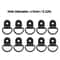 Stainless Steel D Ring Tie Down Anchors 10 Piece Set For Cargo And Vehicle Securing 2