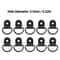 Stainless Steel D Ring Tie Down Anchors 10 Piece Set For Cargo And Vehicle Securing 3