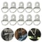 Stainless Steel D Ring Tie Down Anchors 10 Piece Set For Cargo And Vehicle Securing 7