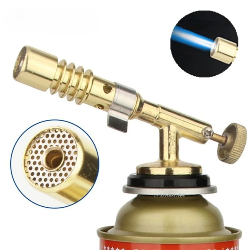 Portable Gas Burner Welding Torch High Temperature Brass Blowtorch For Brazing And Soldering 4