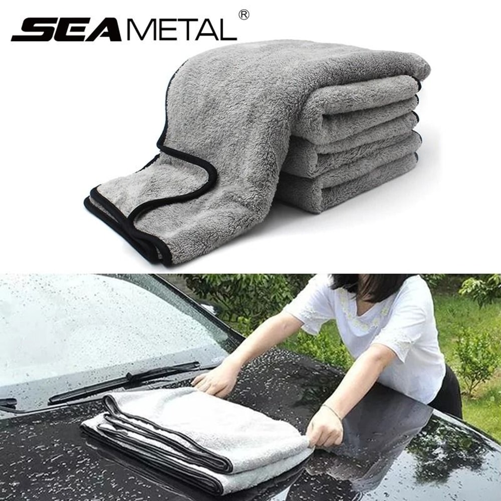 SEAMETAL Microfiber Car Washing Towel Ultra Soft High Absorbent Drying Cloth 5