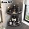 No Drill Aluminum Bathroom Shelf Corner Shower Storage Organizer 8