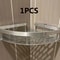 No Drill Aluminum Bathroom Shelf Corner Shower Storage Organizer 3