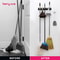 Wall Mounted Mop Holder Multi Position Broom Organizer With Shelf 5