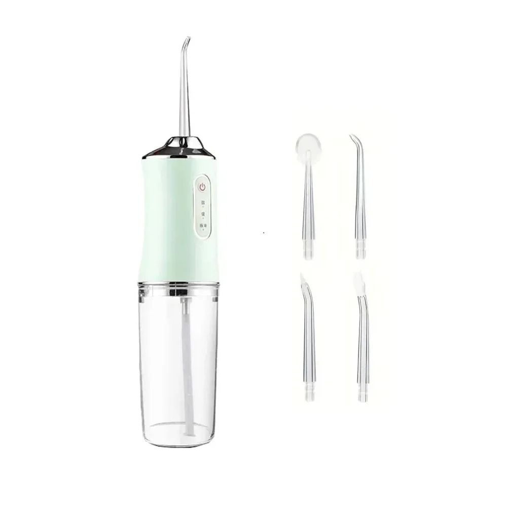 Portable Electric Water Flosser Rechargeable Dental Oral Irrigator With 4 Jets 3