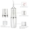 Portable Electric Water Flosser Rechargeable Dental Oral Irrigator With 4 Jets 7