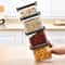 Sealed Kitchen Grain Storage Jars Moisture Proof Plastic Food Organizer Set 7