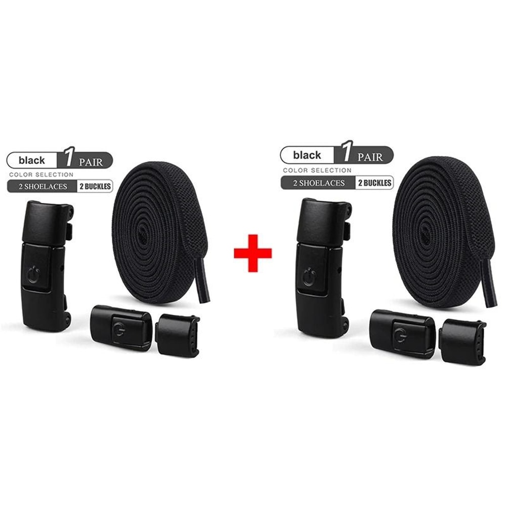 No Tie Elastic Shoelaces Press Lock 100cm Flat Shoe Laces For Kids And Adults 22