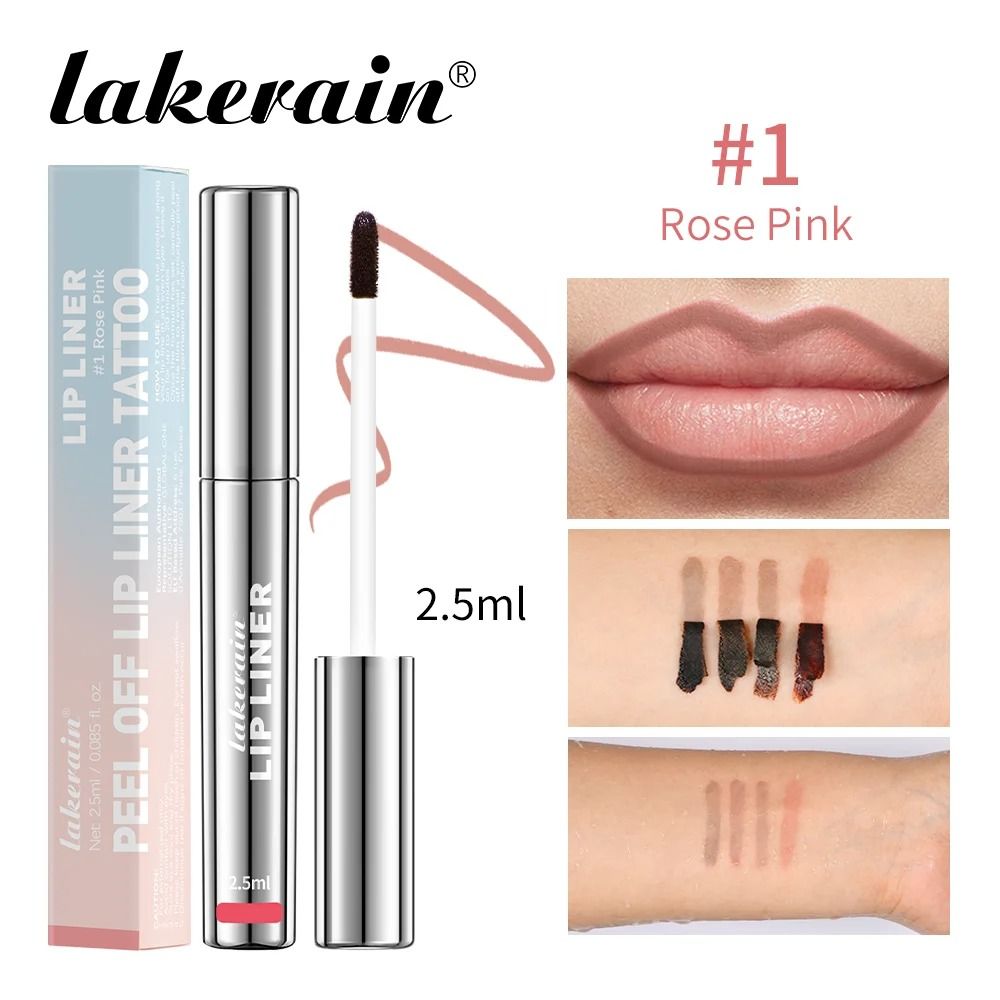 Peel Off Tattoo Lip Liner Waterproof Matte Lip Tint 1