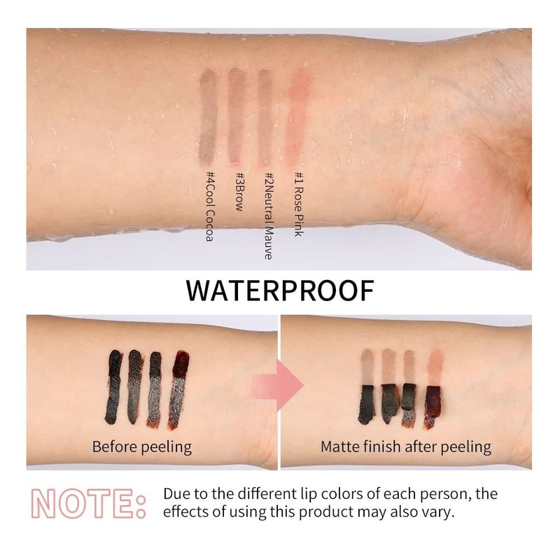 Peel Off Tattoo Lip Liner Waterproof Matte Lip Tint 12