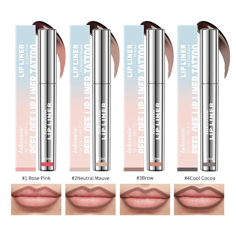 Peel Off Tattoo Lip Liner Waterproof Matte Lip Tint 6