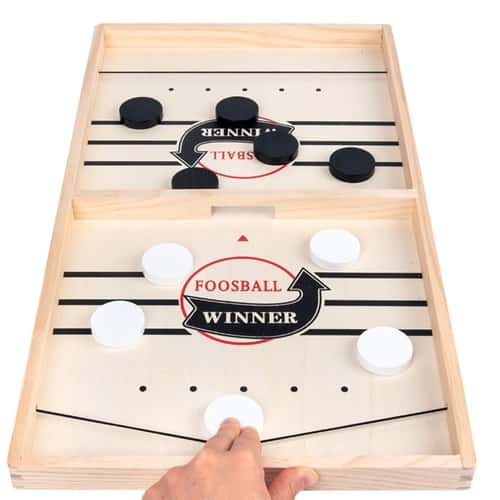 Fast Sling Puck Table Hockey Game for Kids and Family