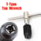 T Type Hand Tap Wrench Thread Tapping Tool Set M6 To M8 4