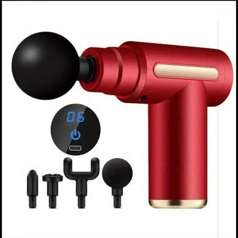 Mini Muscle Massage Gun Portable Deep Percussion Body Massager 3