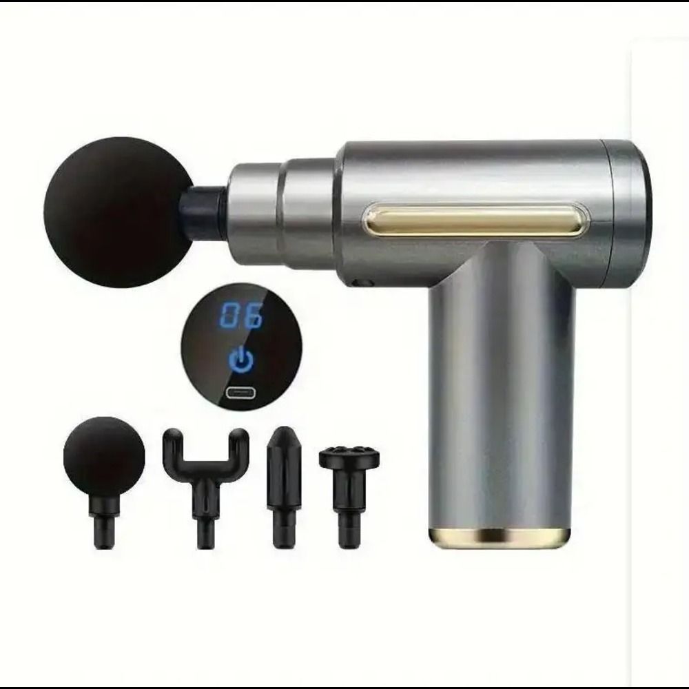 Mini Muscle Massage Gun Portable Deep Percussion Body Massager 4