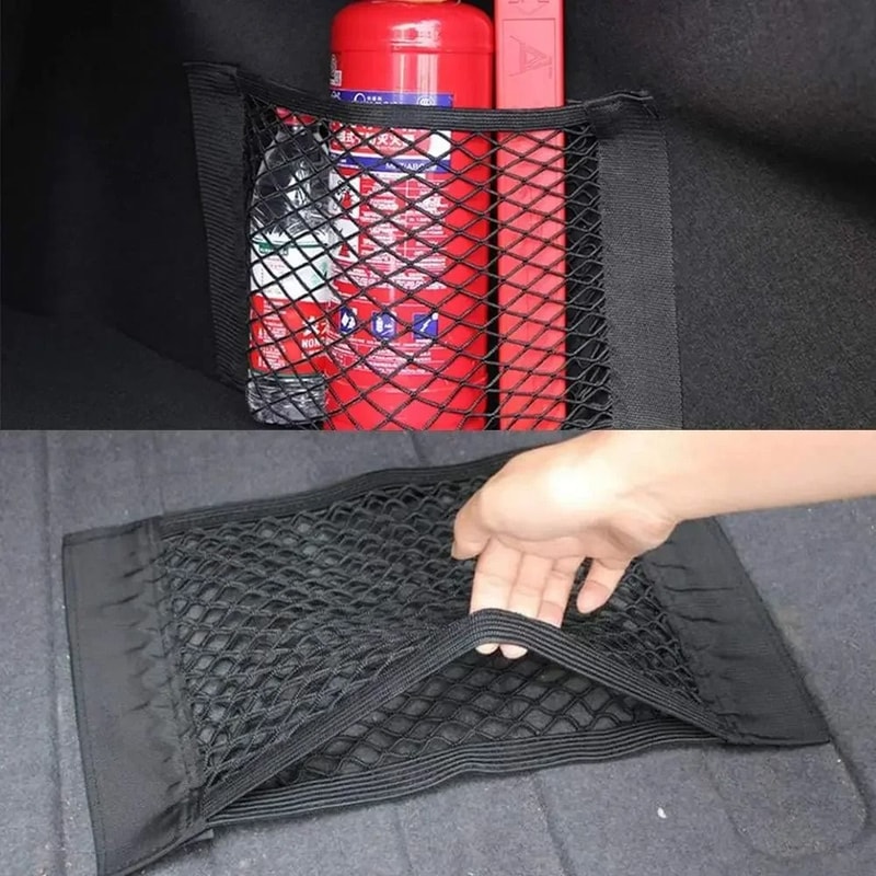Universal Stretchable Car Storage Net Mesh Pocket Organizer 11