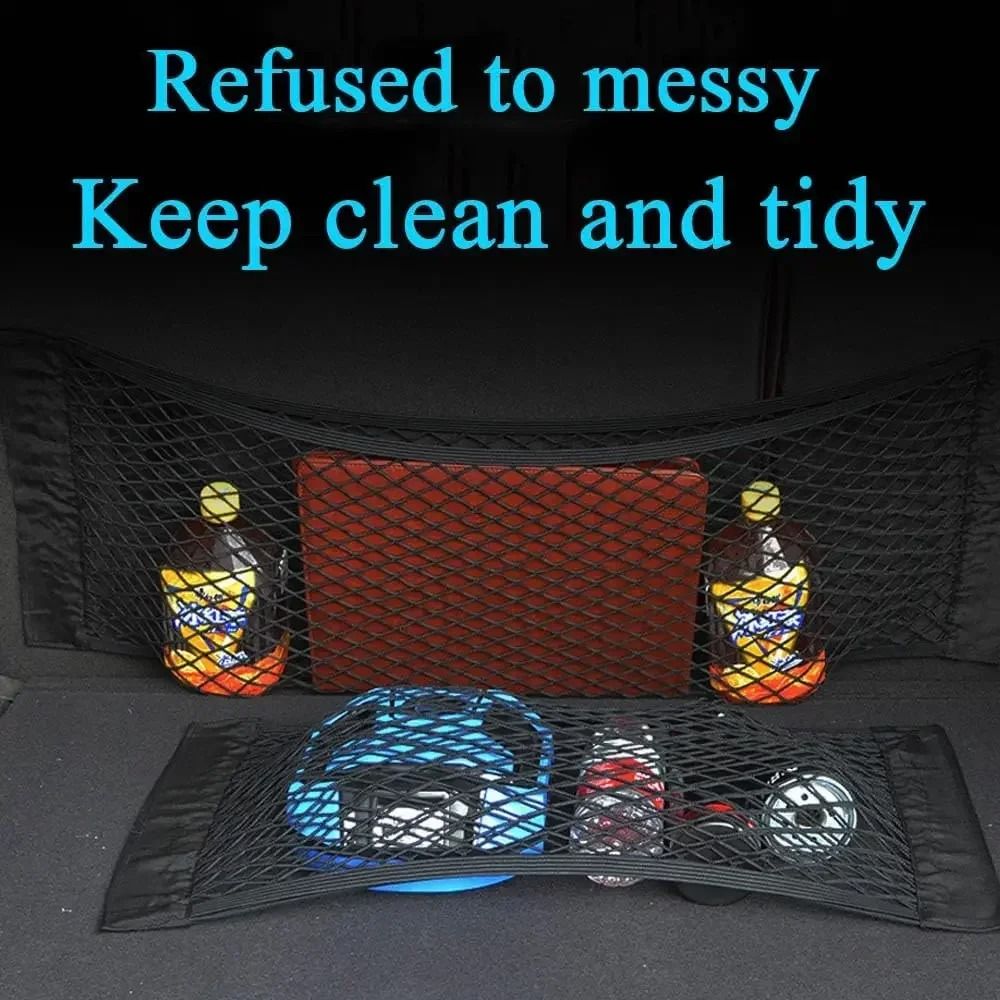 Universal Stretchable Car Storage Net Mesh Pocket Organizer 10