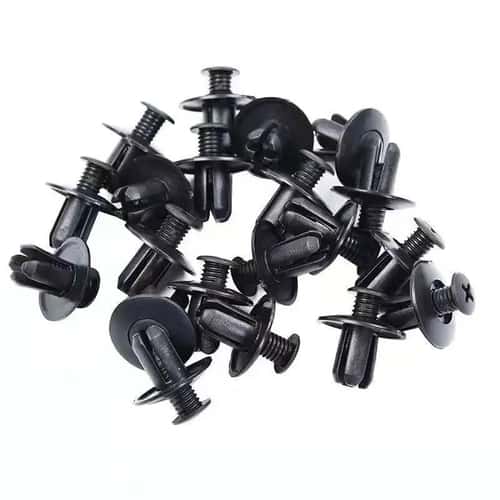8mm Plastic Car Rivet Clips Bumper Fender Fasteners Set
