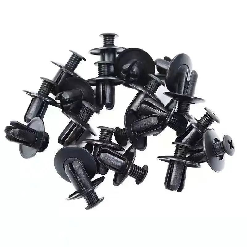 8mm Plastic Car Rivet Clips Bumper Fender Fasteners Set 0