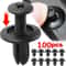 8mm Plastic Car Rivet Clips Bumper Fender Fasteners Set 9