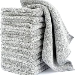 thick microfiber cleaning cloth lint free absorbent towel set