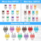 180 Piece Car Fuse Assortment Kit Mini Standard And Micro Blade Fuses 4