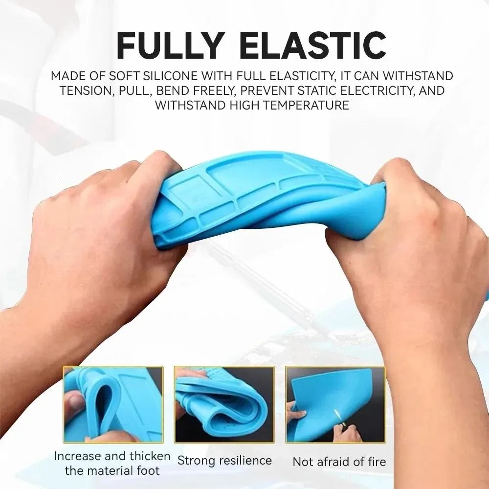 Heat Resistant Silicone Soldering Station Work Mat Anti Static Repair Pad 14