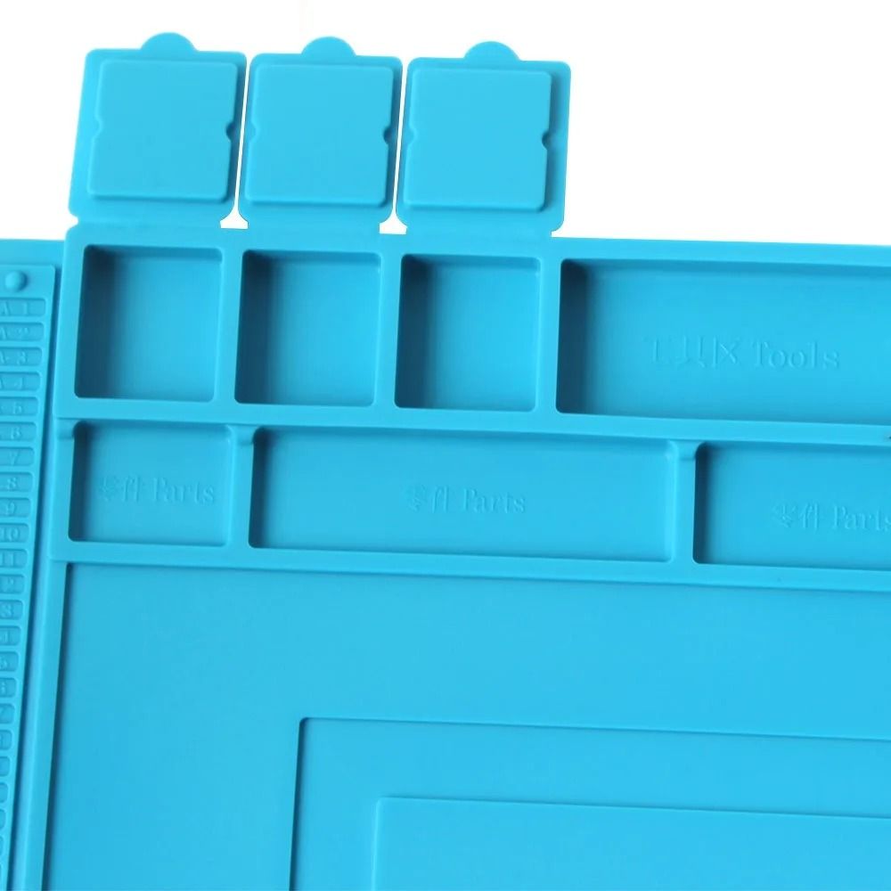 Heat Resistant Silicone Soldering Station Work Mat Anti Static Repair Pad 17